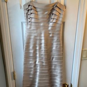 Champagne BCBG Dress